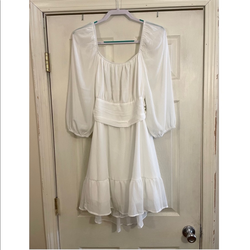 Exlura Womens White Dress